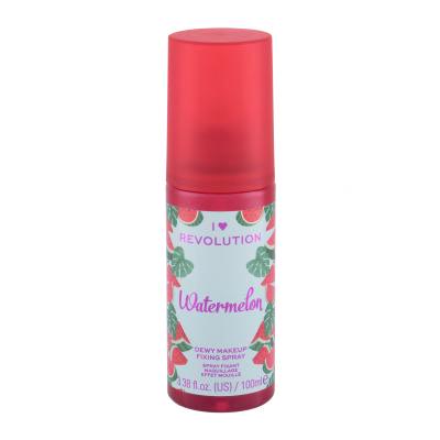 Makeup Revolution London I Heart Revolution Fixing Spray Watermelon Fissatore make-up donna 100 ml