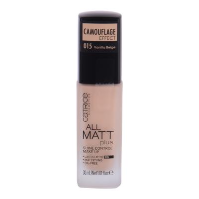 Catrice All Matt Plus Fondotinta donna 30 ml Tonalità 015 Vanilla Beige