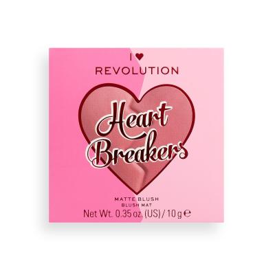 I Heart Revolution Heartbreakers Matte Blush Blush donna 10 g Tonalità Independent