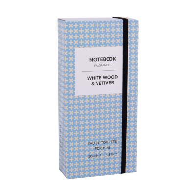Notebook Fragrances White Wood &amp; Vetiver Eau de Toilette uomo 100 ml