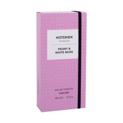 Notebook Fragrances Peony &amp; White Musk Eau de Toilette donna 100 ml