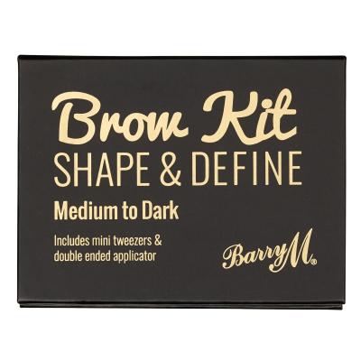 Barry M Brow Kit Paletta sopracciglia donna 4,5 g Tonalità Medium - Dark