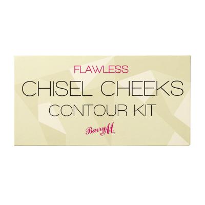 Barry M Flawless Chisel Cheeks Contour Kit Cipria donna 2,5 g Tonalità Light - Medium