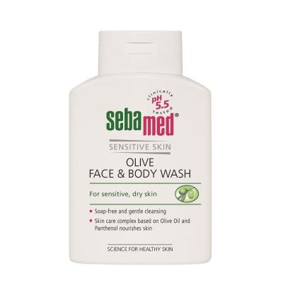 SebaMed Sensitive Skin Face &amp; Body Wash Olive Sapone liquido donna 200 ml