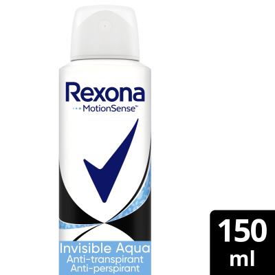 Rexona MotionSense Invisible Aqua 48h Antitraspirante donna 150 ml