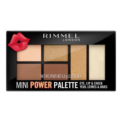 Rimmel London Mini Power Palette Contouring palette donna 6,8 g Tonalità 002 Sassy