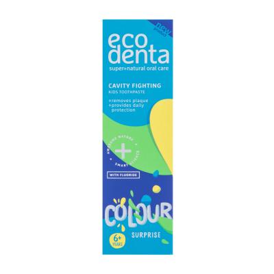 Ecodenta Toothpaste Cavity Fighting Colour Surprise Dentifricio bambino 75 ml
