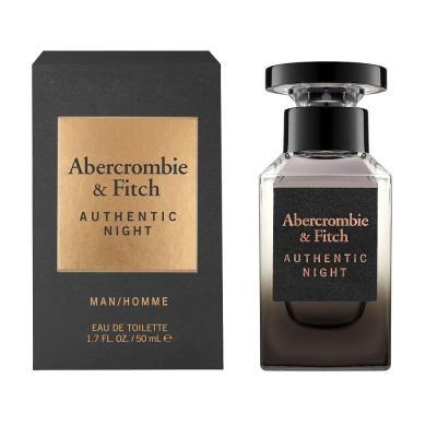 Abercrombie &amp; Fitch Authentic Night Eau de Toilette uomo 50 ml