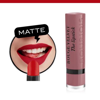 BOURJOIS Paris Rouge Velvet The Lipstick Rossetto donna 2,4 g Tonalità 18 Mauve-Martre