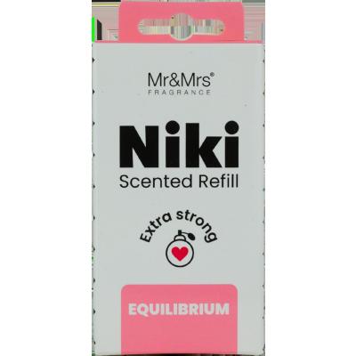 Mr&amp;Mrs Fragrance Niki Refill Equilibrium Deodorante per auto Ricarica 1 pz