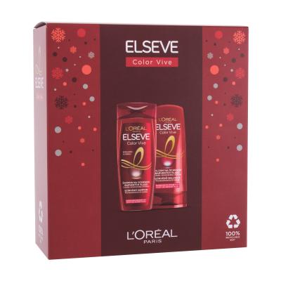 L'Oréal Paris Elseve Color-Vive Pacco regalo shampoo Elseve Color Vive 250 ml + balsamo per capelli Elseve Color Vive 200 ml