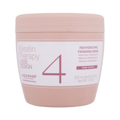 ALFAPARF MILANO Keratin Therapy Lisse Design Rehydrating Maschera per capelli donna 500 ml
