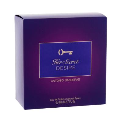 Banderas Her Secret Desire Eau de Toilette donna 80 ml