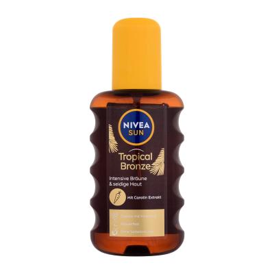 Nivea Sun Tropical Bronze Carotene Oil Spray Protezione solare corpo 200 ml