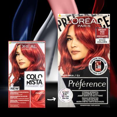 L&#039;Oréal Paris Colorista Permanent Gel Tinta capelli donna 60 ml Tonalità Bright Red