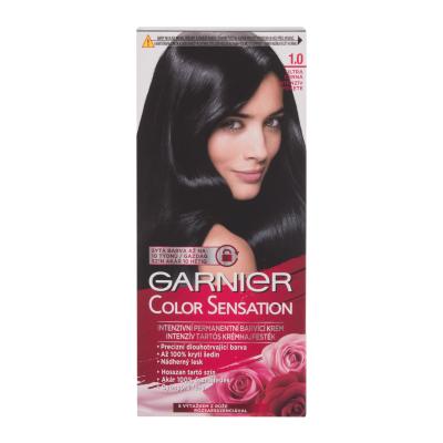 Garnier Color Sensation Tinta capelli donna 40 ml Tonalità 1,0 Ultra Onyx Black
