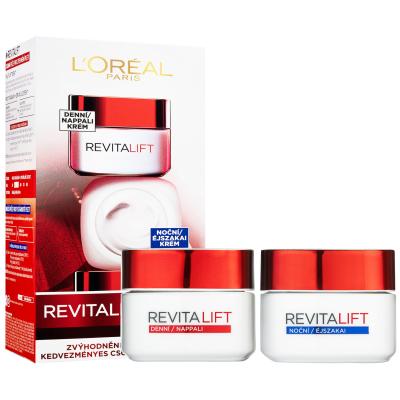 L&#039;Oréal Paris Revitalift Duo Set Pacco regalo crema giorno Revitalift 50 ml + crema viso notte Revitalift 50 ml