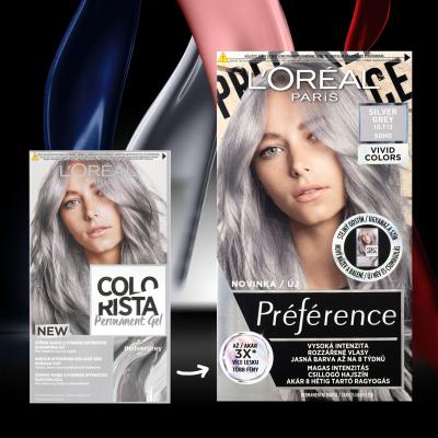 L&#039;Oréal Paris Colorista Permanent Gel Tinta capelli donna 60 ml Tonalità Silver Grey