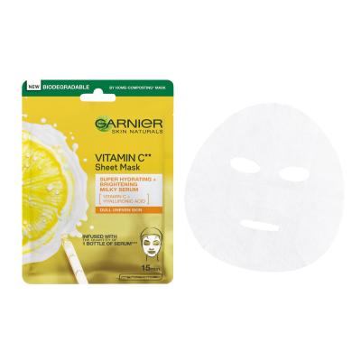 Garnier Skin Naturals Vitamin C Sheet Mask Maschera per il viso donna 1 pz