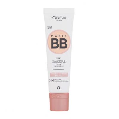 L'Oréal Paris Magic BB 5in1 Transforming Skin Perfector BB cream donna 30 ml Tonalità Medium