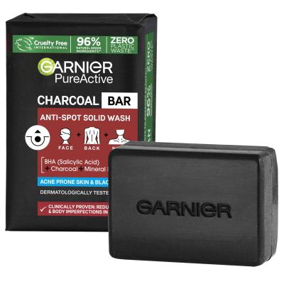 Garnier Pure Active Charcoal Bar Sapone detergente 100 g