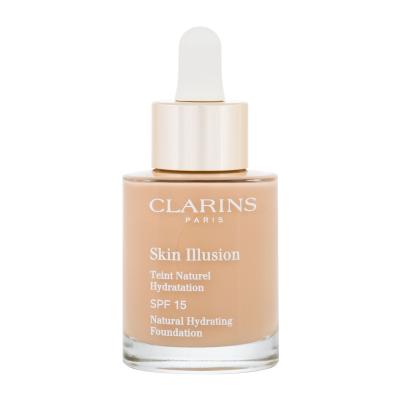 Clarins Skin Illusion Natural Hydrating SPF15 Fondotinta donna 30 ml Tonalità 110 Honey