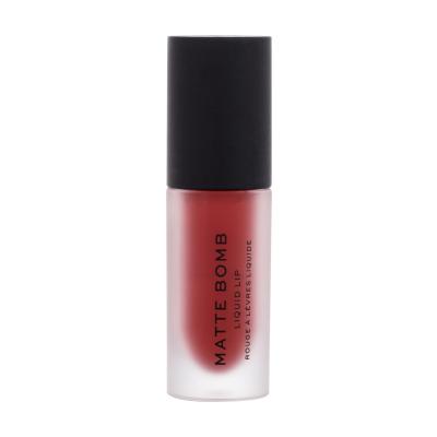 Makeup Revolution London Matte Bomb Rossetto donna 4,6 ml Tonalità Lure Red