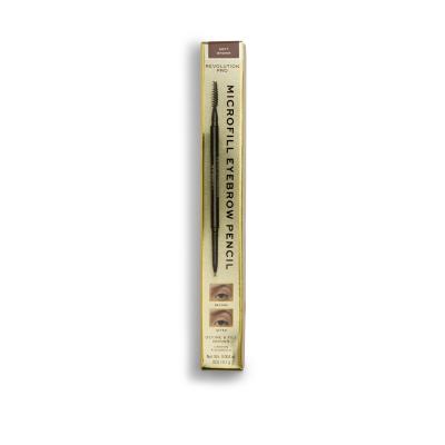 Revolution Pro Microfill Eyebrow Pencil Matita sopracciglia donna 0,1 g Tonalità Soft Brown