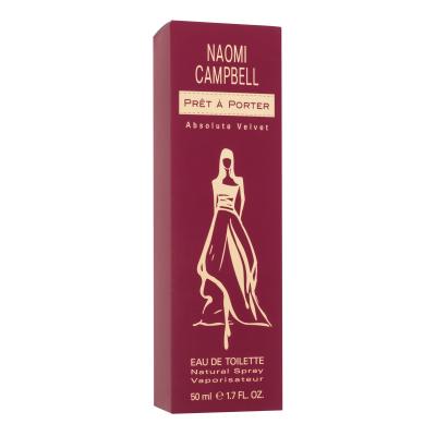 Naomi Campbell Prêt à Porter Absolute Velvet Eau de Toilette donna 50 ml