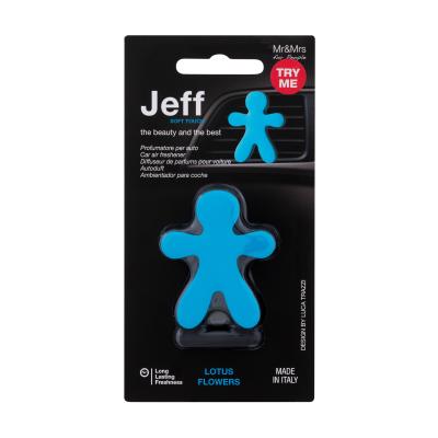 Mr&Mrs Fragrance Jeff Soft Touch Lotus Flowers Deodorante per auto 1 pz