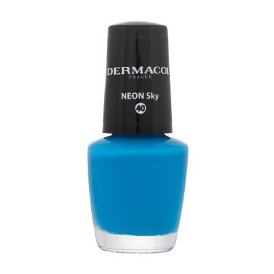 Dermacol Neon Smalto per le unghie donna 5 ml Tonalità 40 Neon Sky