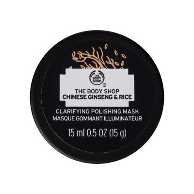 The Body Shop Chinese Ginseng & Rice Clarifying Polishing Mask Maschera per il viso donna 15 ml
