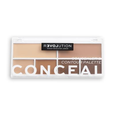 Revolution Relove Conceal Me Concealer &amp; Contour Palette Contouring palette donna 11,2 g Tonalità Medium