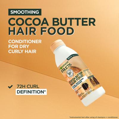 Garnier Fructis Hair Food Cocoa Butter Smoothing Conditioner Balsamo per capelli donna 350 ml