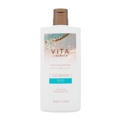 Vita Liberata Tanning Mousse Clear Prodotti autoabbronzanti donna 200 ml Tonalità Medium