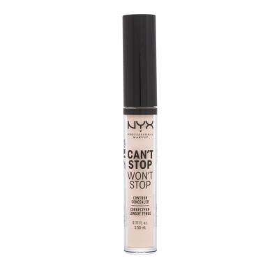 NYX Professional Makeup Can't Stop Won't Stop Contour Concealer Correttore donna 3,5 ml Tonalità 04 Light Ivory