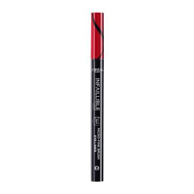 L&#039;Oréal Paris Infaillible Grip 36H Micro-Fine Brush Eye Liner Eyeliner donna 0,4 g Tonalità 01 Obsidian Black