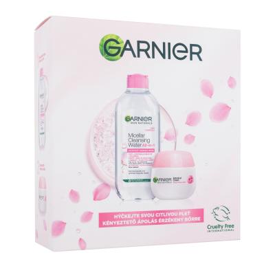 Garnier Skin Naturals Rose Cream Gift Set Pacco regalo crema viso quotidiana Skin Naturals Rose Cream 50 ml + acqua micellare Skin Naturals Acqua Micellare Detergente All-In-1 400 ml