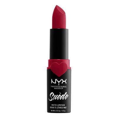 NYX Professional Makeup Suède Matte Lipstick Rossetto donna 3,5 g Tonalità 09 Spicy