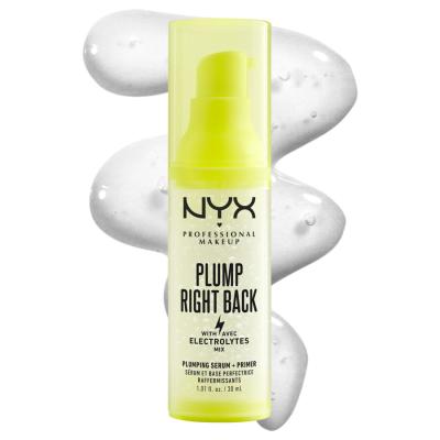 NYX Professional Makeup Plump Right Back Plumping Serum + Primer Base make-up donna 30 ml