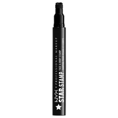 NYX Professional Makeup Star Stamp Face &amp; Body Stamp Eyeliner donna 0,96 ml Tonalità 01 Star Studded