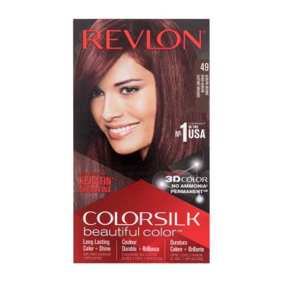 Revlon Colorsilk Beautiful Color Tinta capelli donna Tonalità 49 Auburn Brown Set