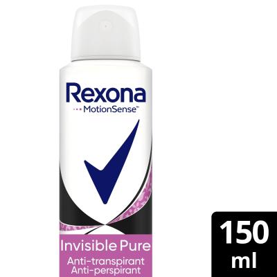 Rexona MotionSense Invisible Pure 48H Antitraspirante donna 150 ml