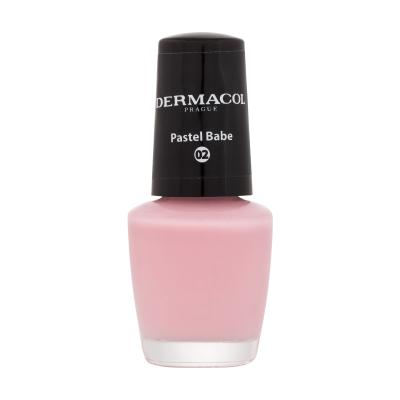 Dermacol Mini Pastel Smalto per le unghie donna 5 ml Tonalità 02 Pastel Babe