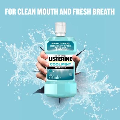 Listerine Cool Mint Mild Taste Mouthwash Collutorio 250 ml