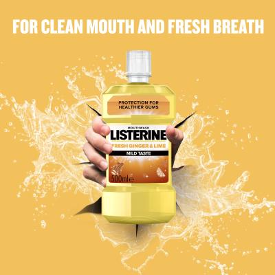 Listerine Fresh Ginger &amp; Lime Mild Taste Mouthwash Collutorio 500 ml
