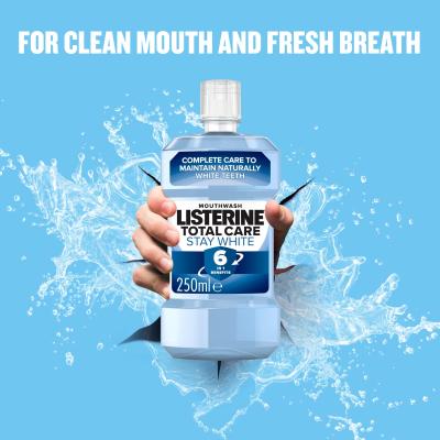 Listerine Total Care Stay White Mouthwash 6 in 1 Collutorio 250 ml