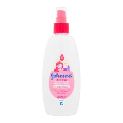 Johnson´s Shiny Drops Kids Conditioner Spray Balsamo per capelli bambino 200 ml