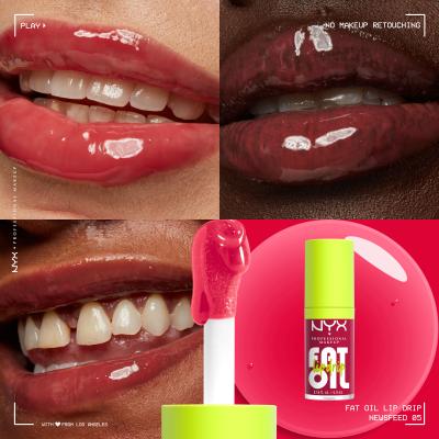 NYX Professional Makeup Fat Oil Lip Drip Olio labbra donna 4,8 ml Tonalità 05 Newsfeed