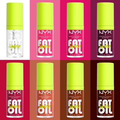 NYX Professional Makeup Fat Oil Lip Drip Olio labbra donna 4,8 ml Tonalità 08 Status Update